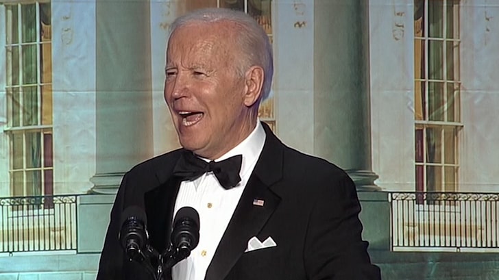 President Biden Cracks Jokes at White House Correspondents’ Dinner